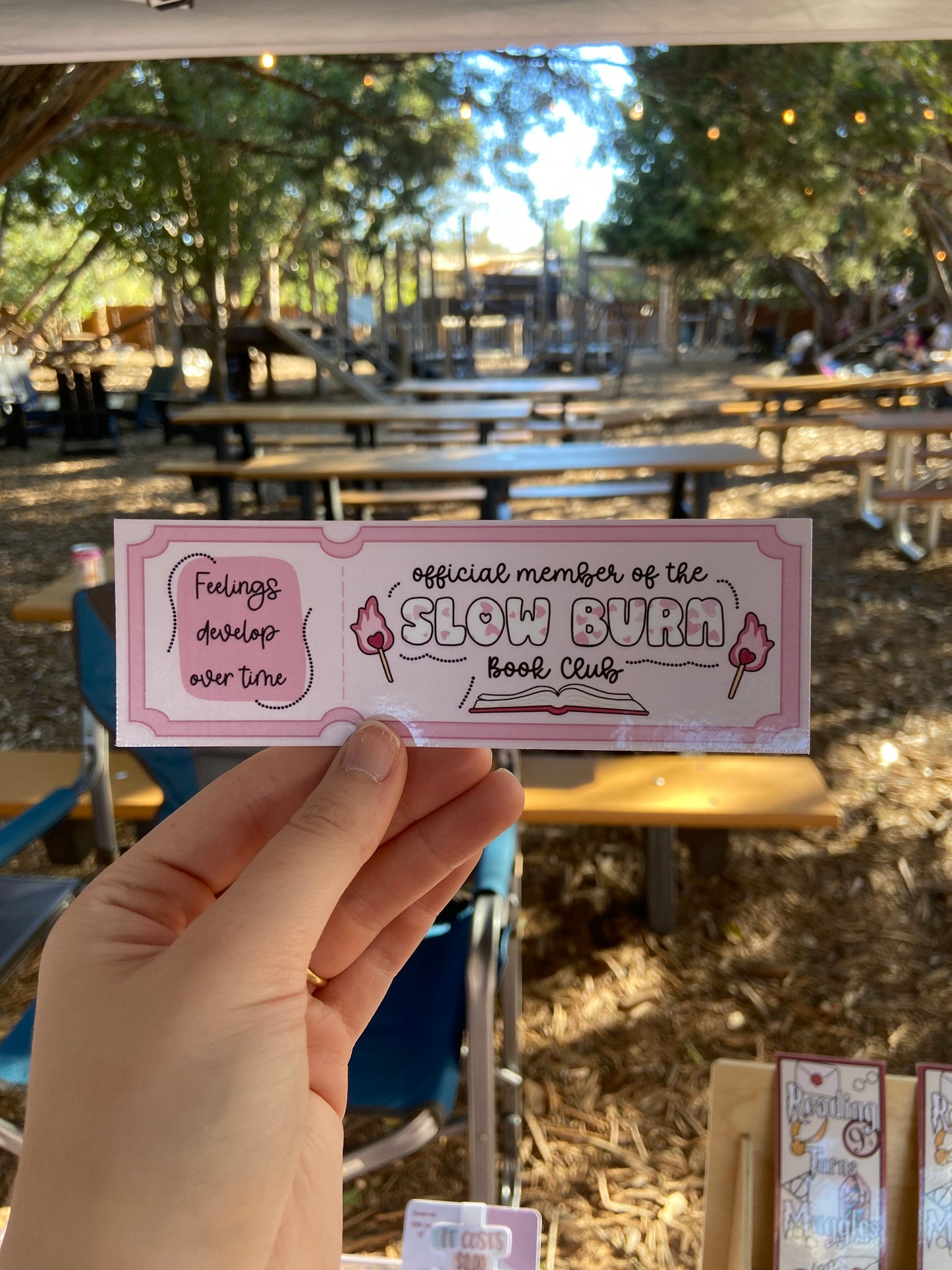 Slow Burn - bookmark