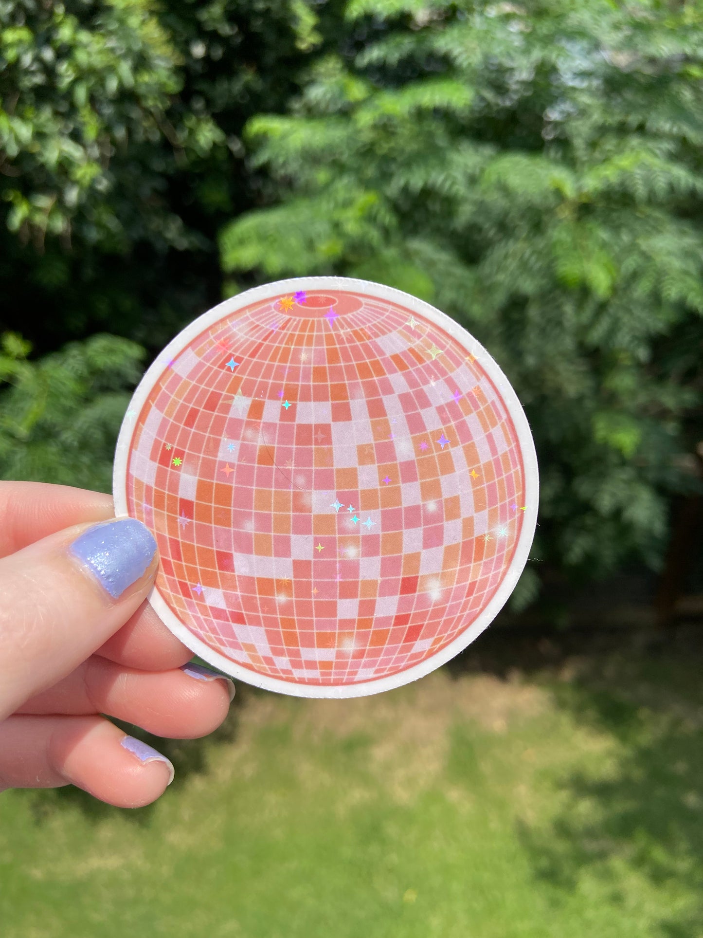 Disco Ball - Holographic Sticker