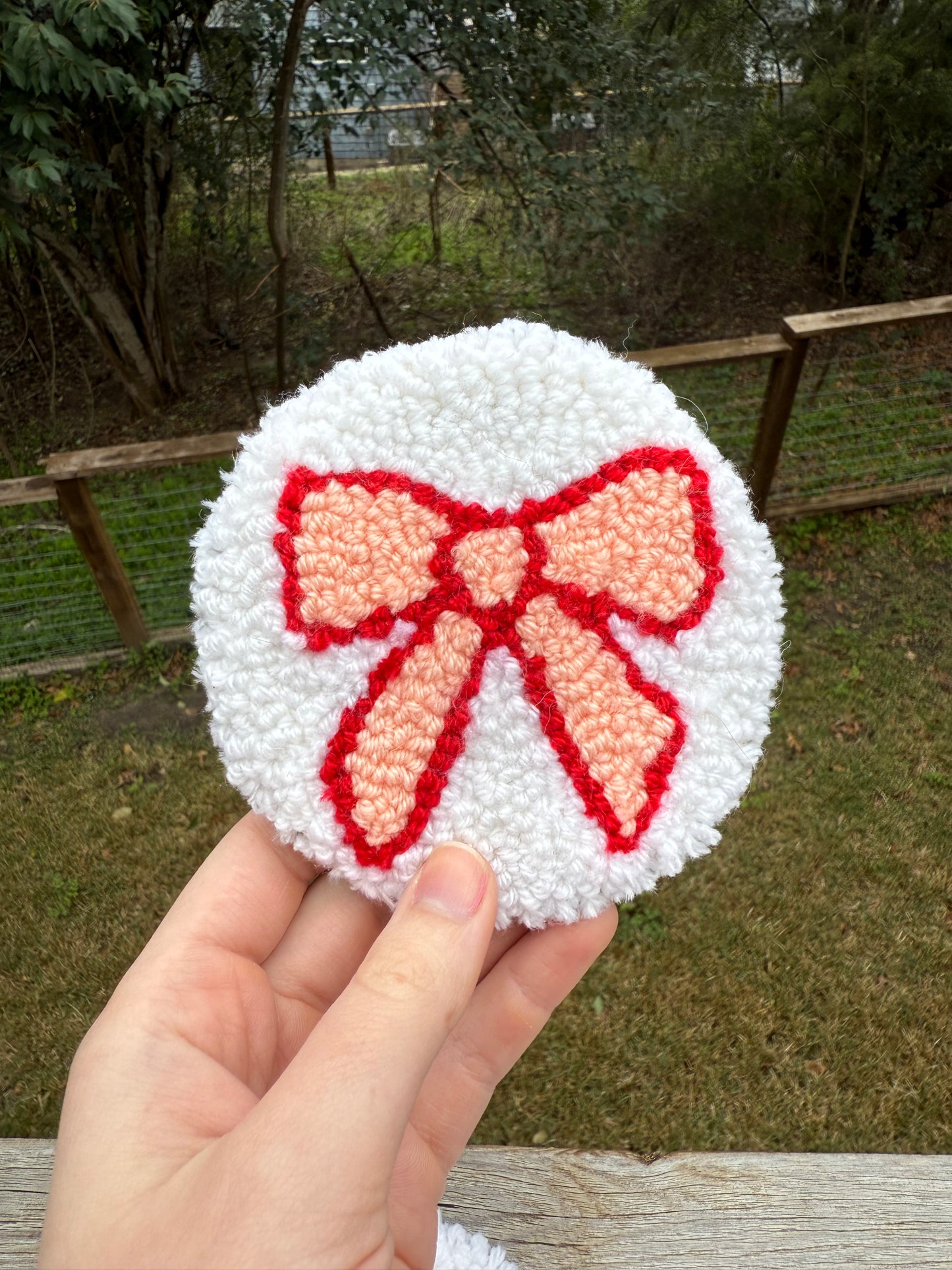 Bow-tifulš - Mug Rug