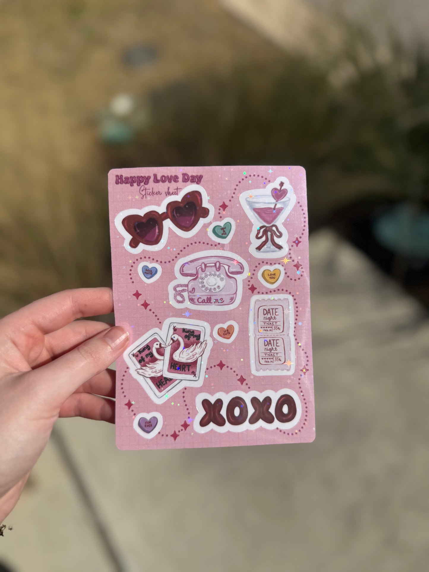 Happy Love Day🩷✨ - Sticker Sheet