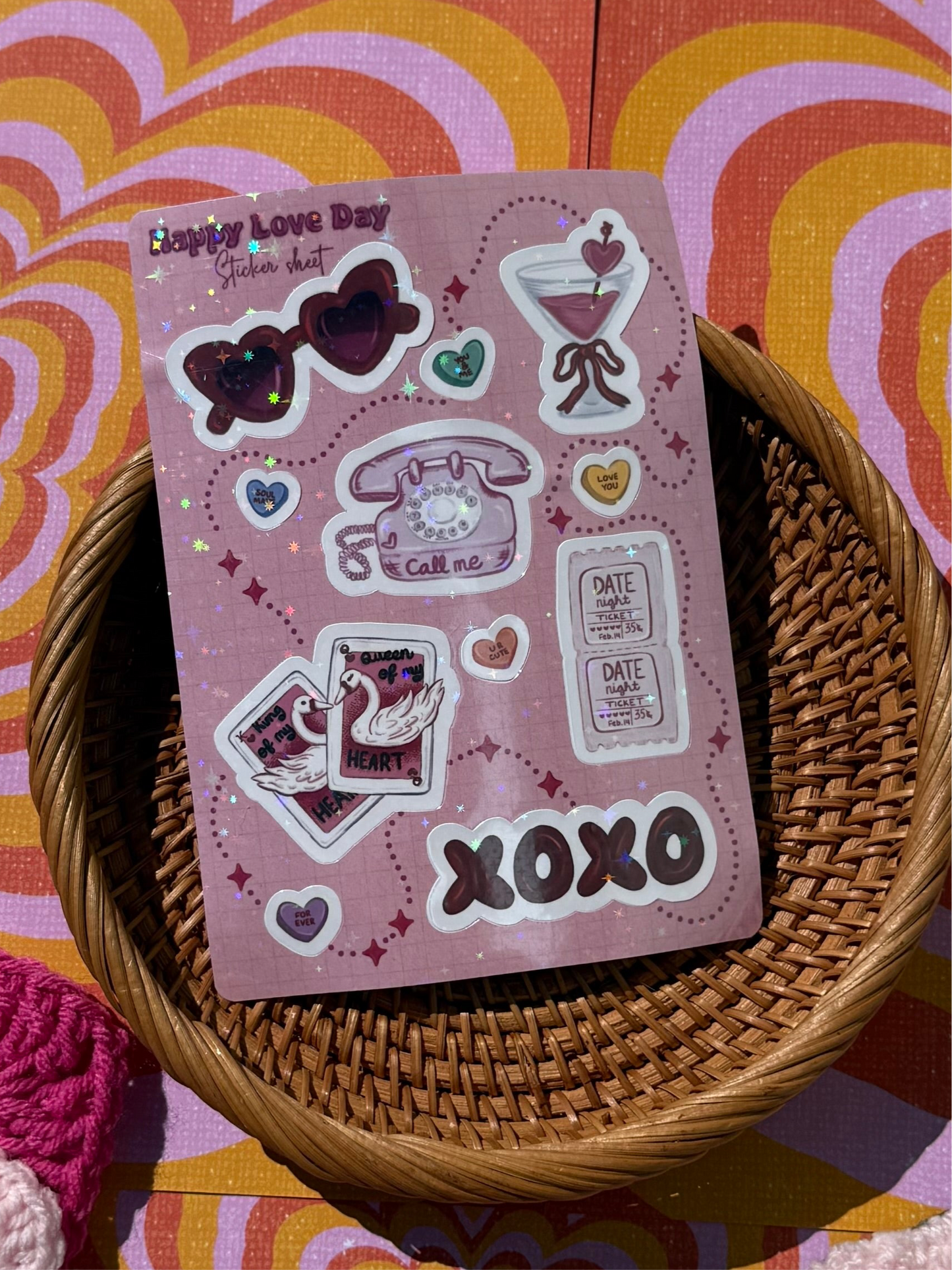 Happy Love Day🩷✨ - Sticker Sheet