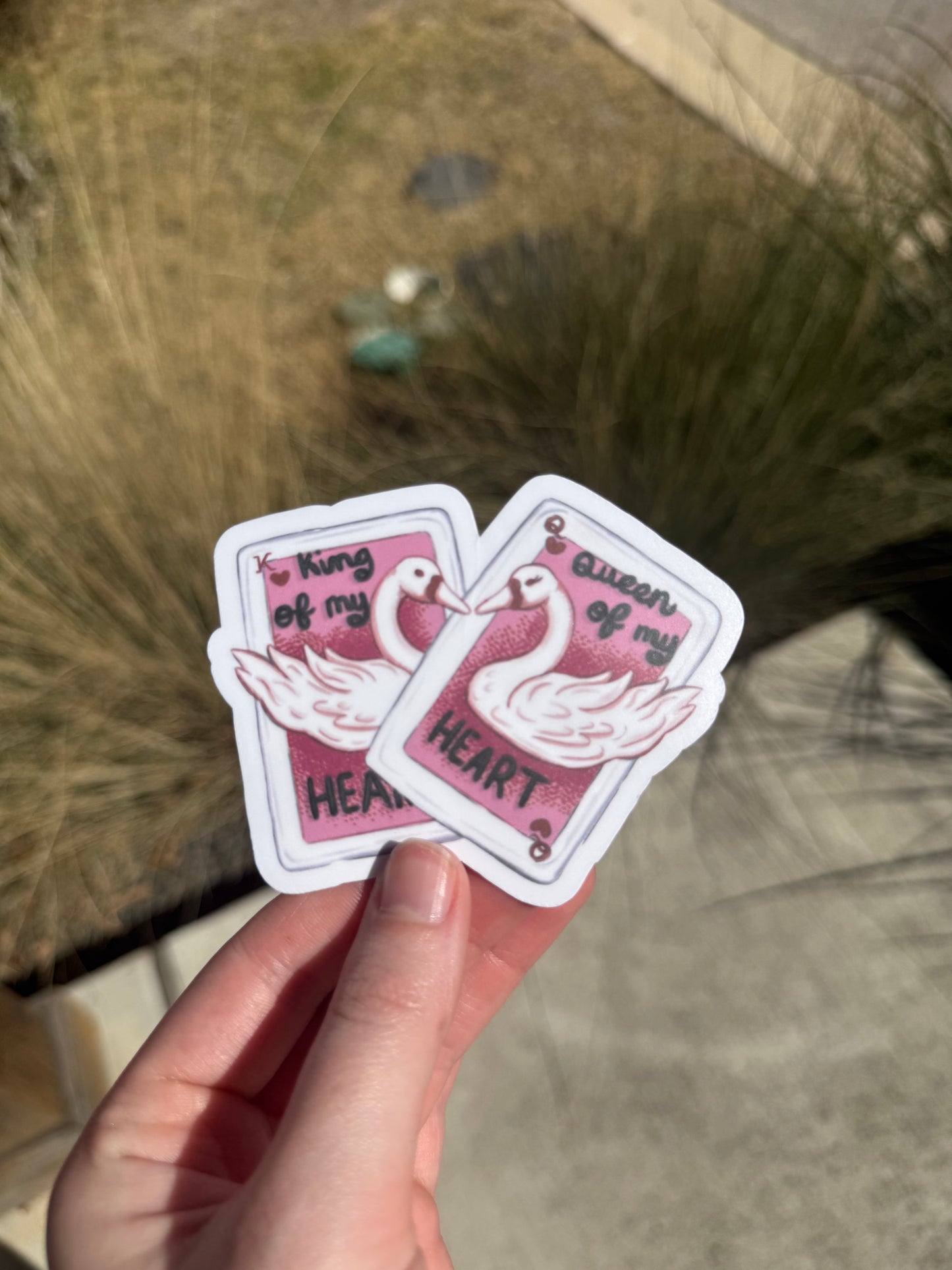 King/Queen of my Heart🩷✨ - sticker