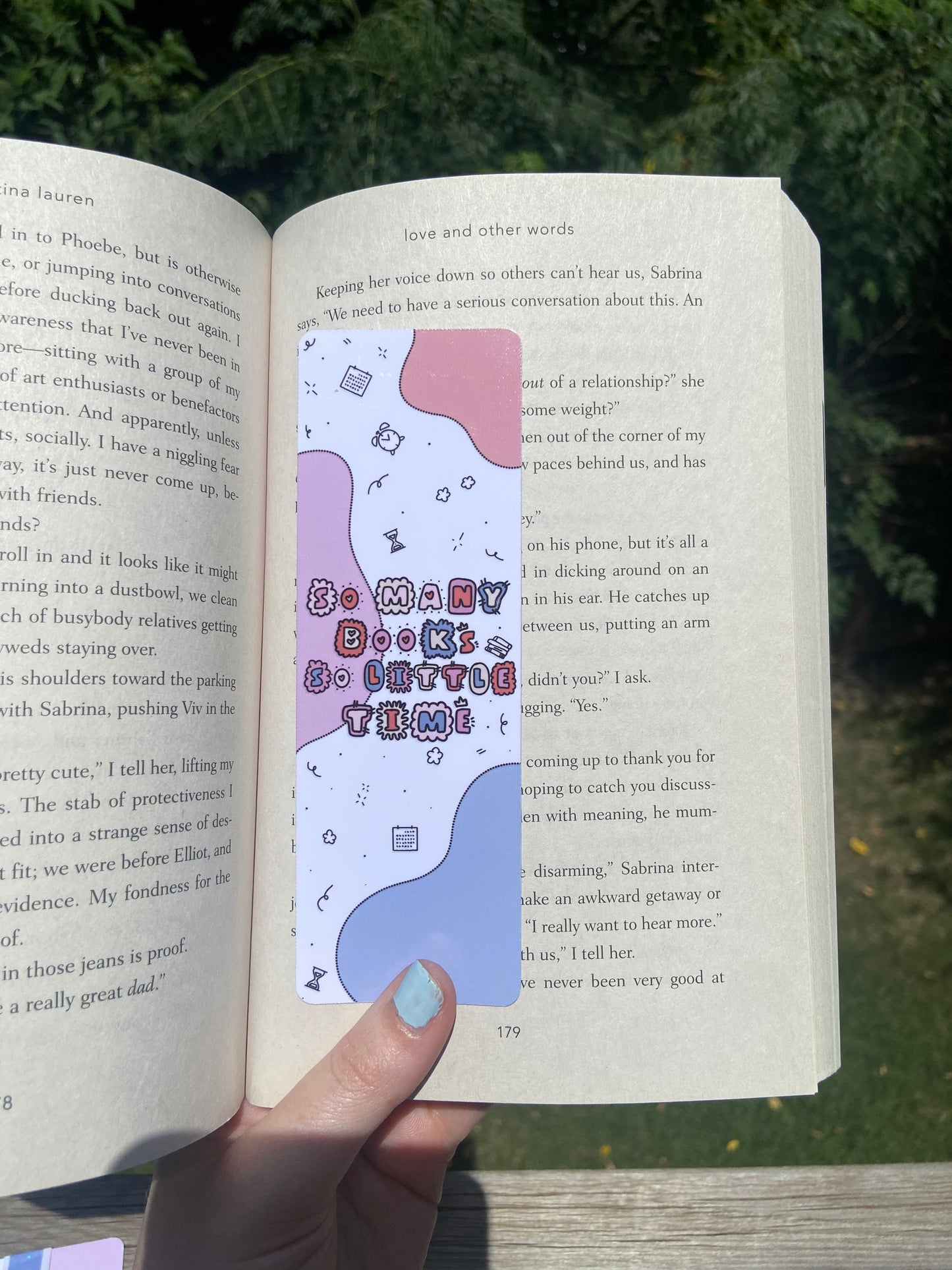 “So many books, So little time” bookmark