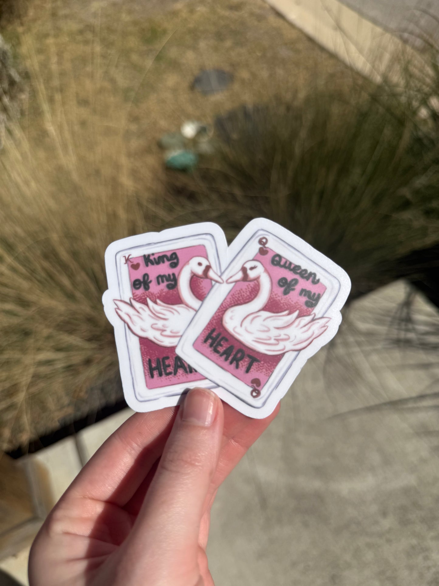 King/Queen of my Heart🩷✨ - sticker