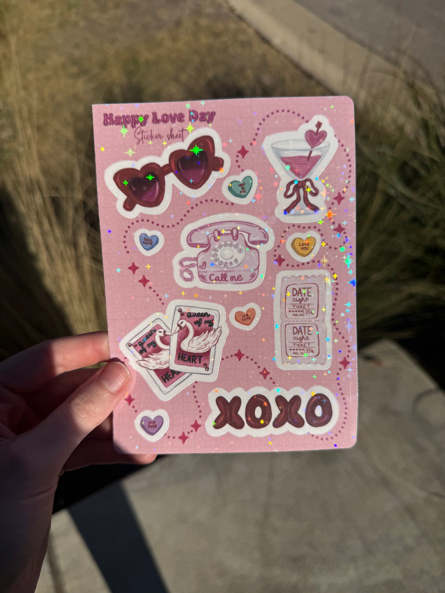 Happy Love Day🩷✨ - Sticker Sheet
