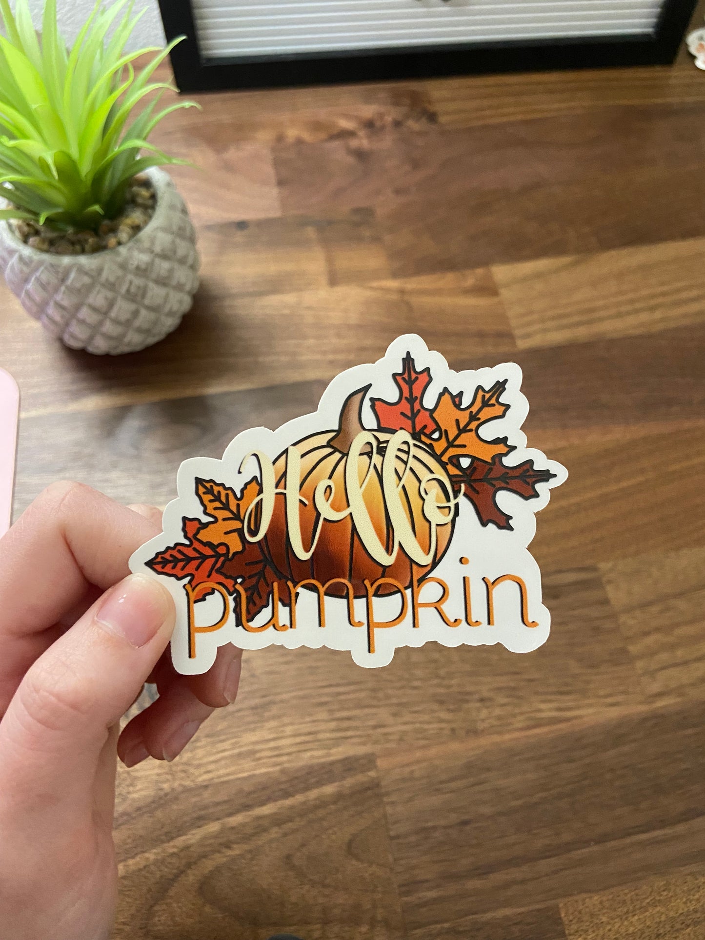 "Hello Pumpkin" Sticker