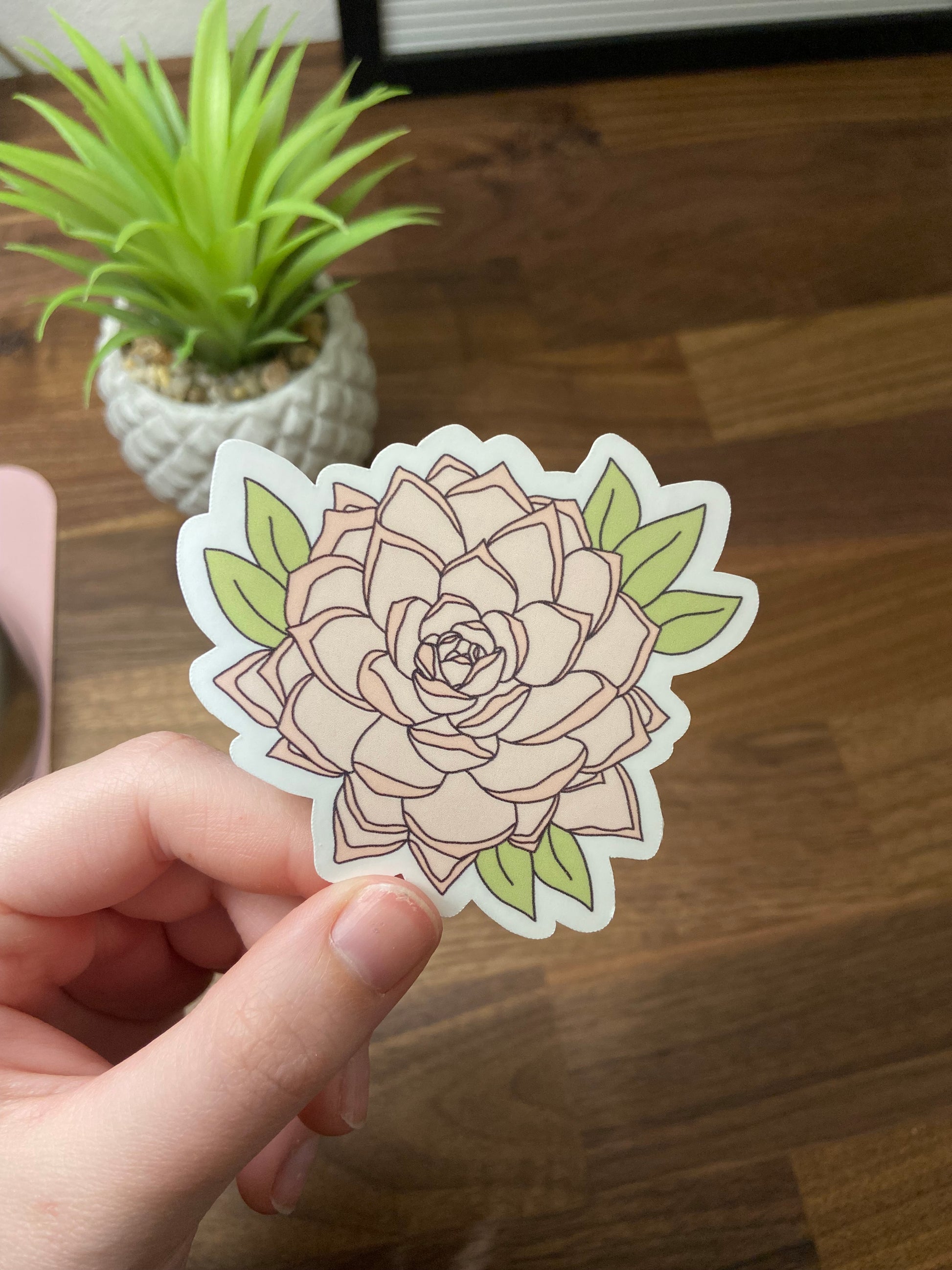 Silk Flower Sticker