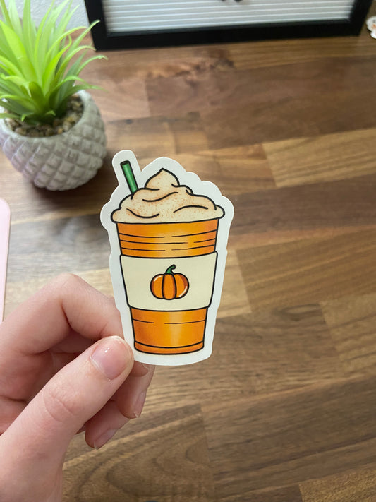 Pumpkin Latte Sticker