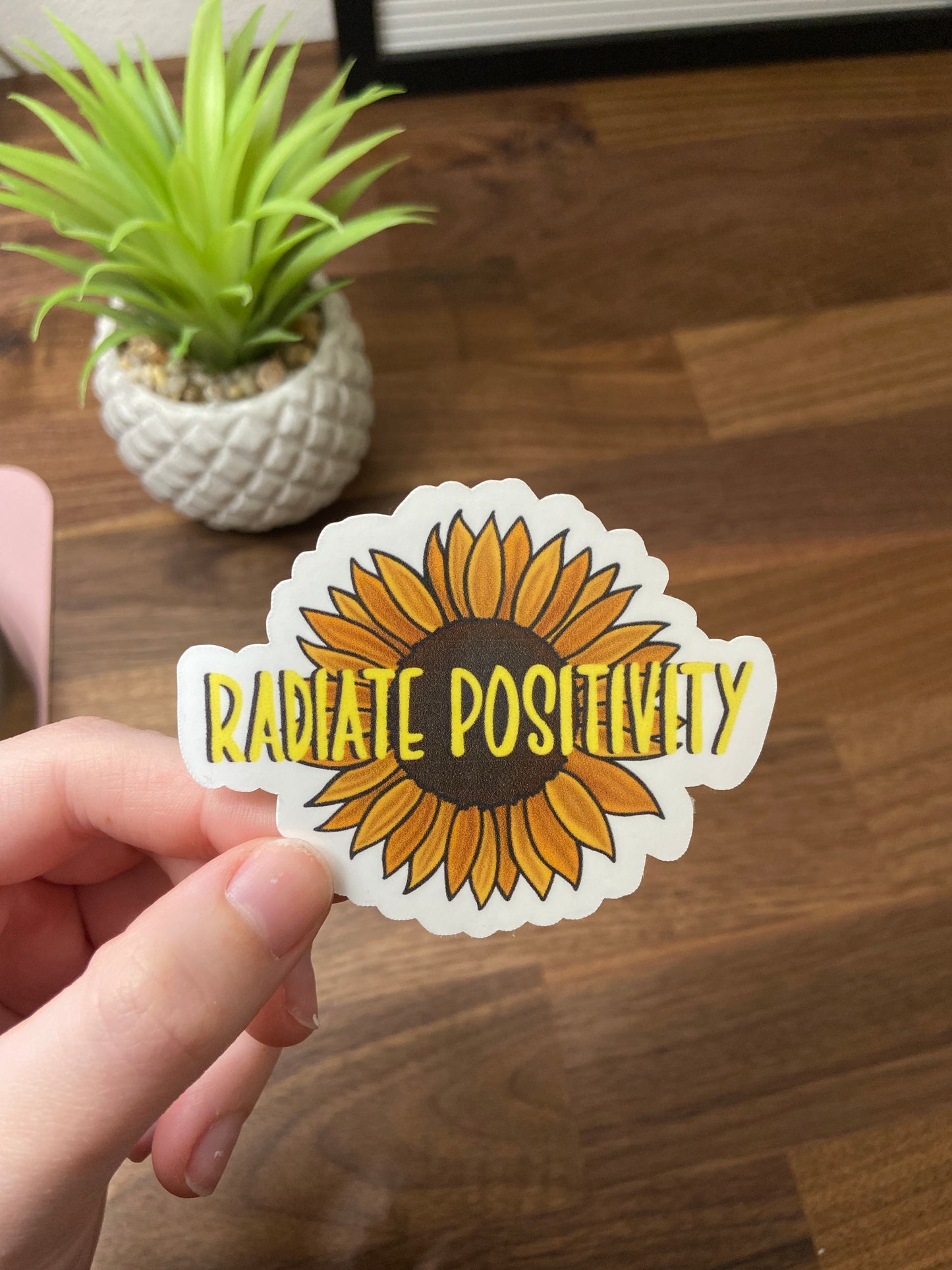"Radiate Positivity" Sticker